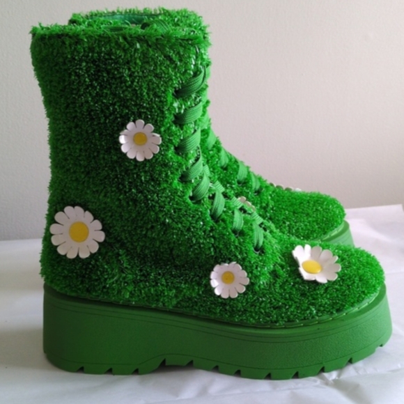 It's always Greener Combat Boots - Picture 7 of 11